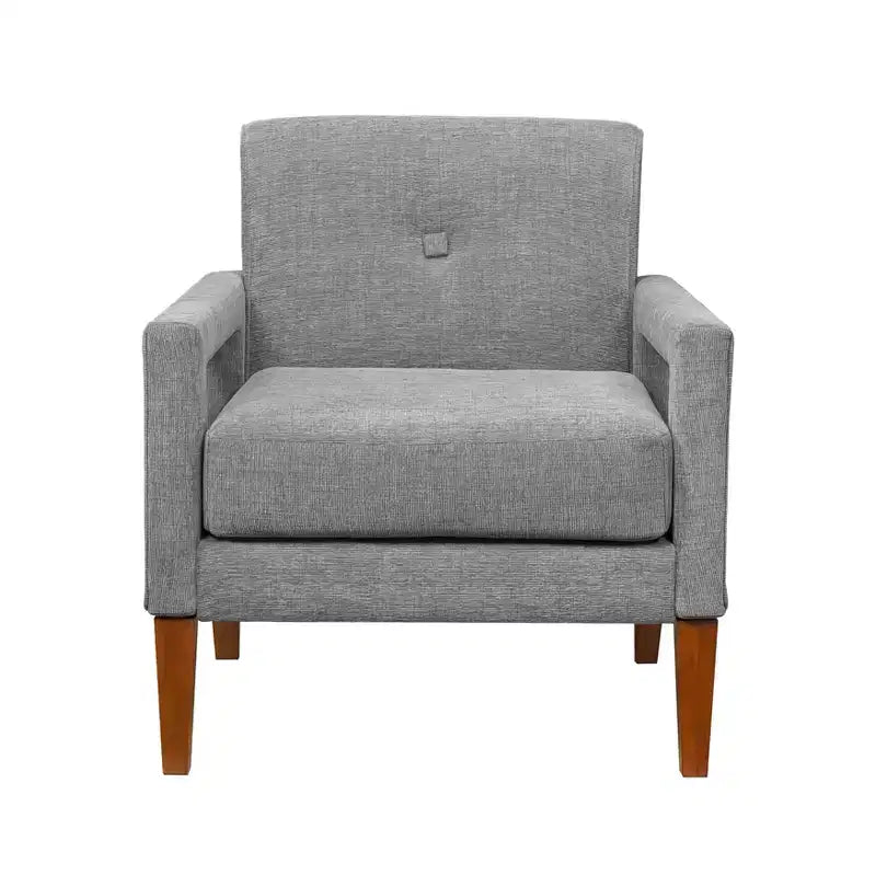 Poltrona moderna GDFStudio Mason in ciniglia con cuscino rimovibile