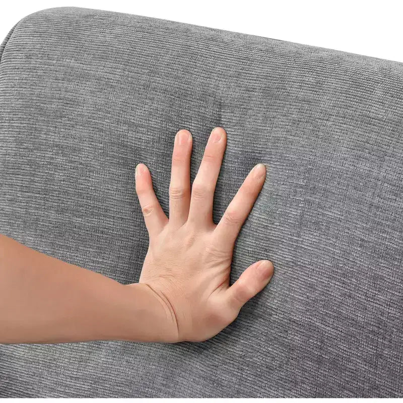 Poltrona moderna GDFStudio Mason in ciniglia con cuscino rimovibile