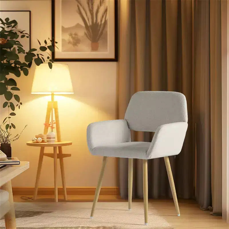 Set 3 pezzi divano e tavolino FurnitureR, tavolino rotondo con 2 sedie imbottite per soggiorno, salotto o appartamento