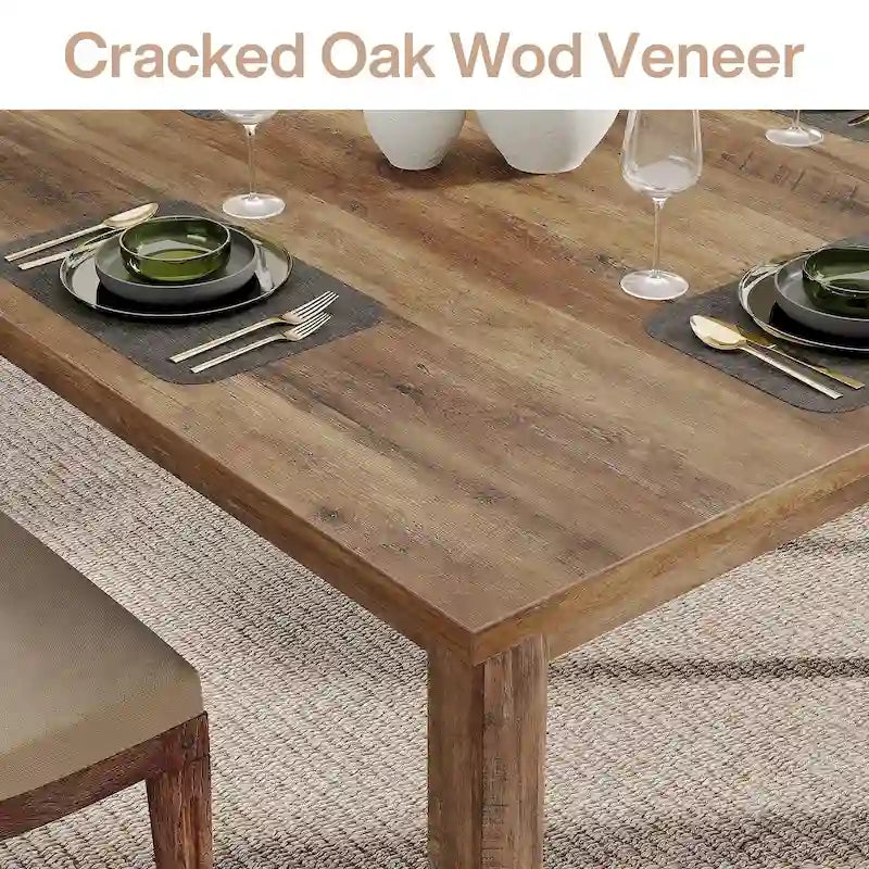 39.4 Inches Square 2-4 People Dining Table with Solid Wood Legs for Living Room Dining Room