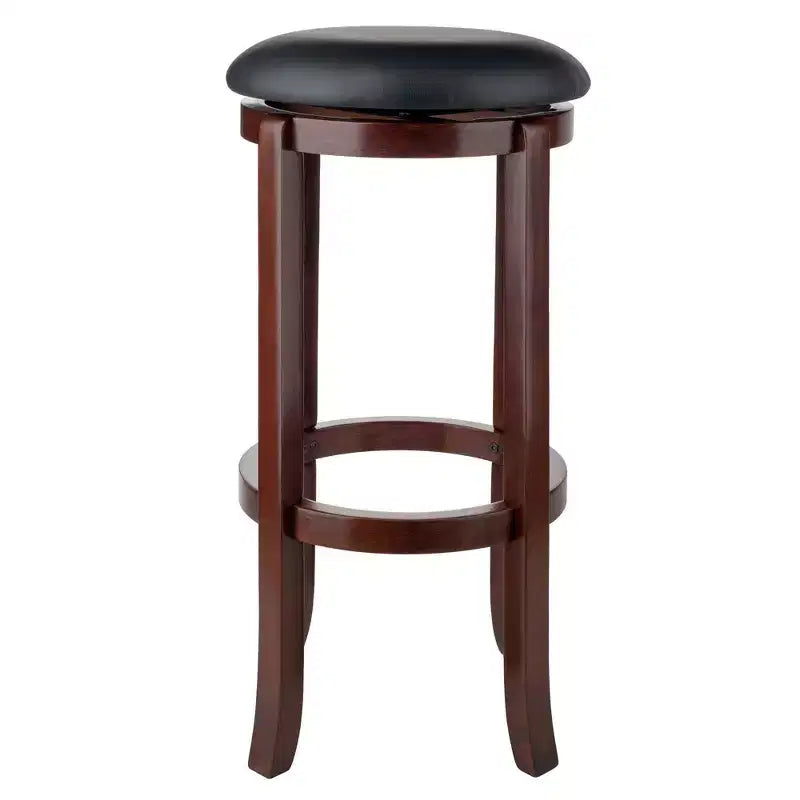 Set da pranzo Fiona da 5 pezzi ad altezza bancone con 4 sgabelli girevoli Legno/Noce Antico - Winsome