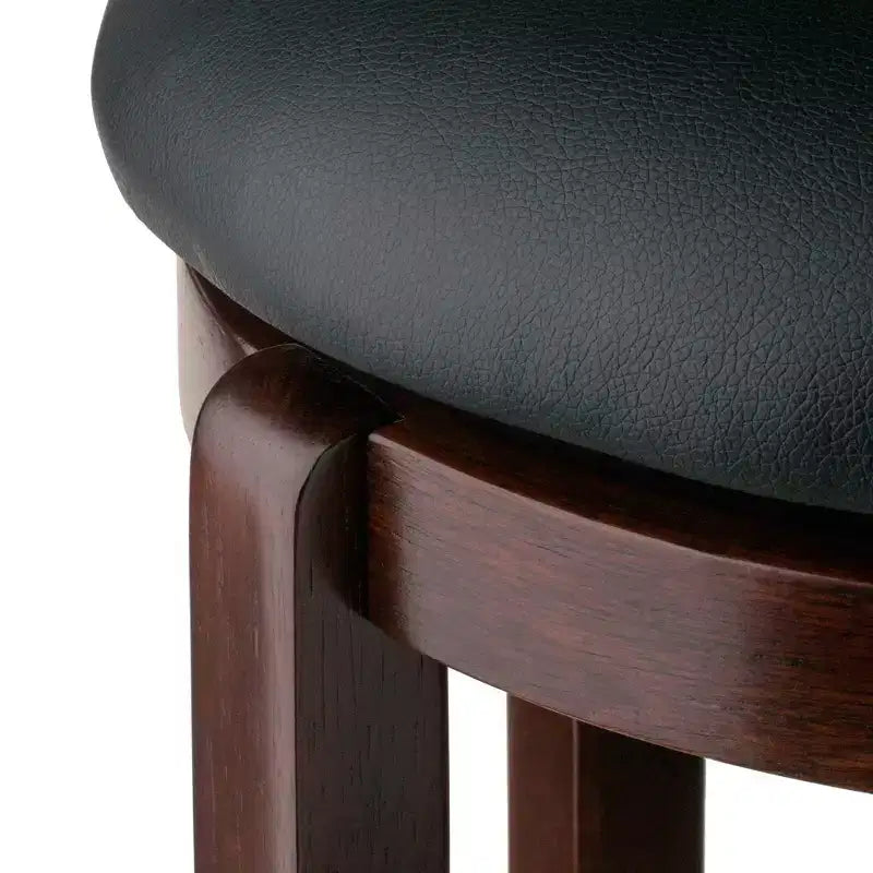 Set da pranzo Fiona da 5 pezzi ad altezza bancone con 4 sgabelli girevoli Legno/Noce Antico - Winsome