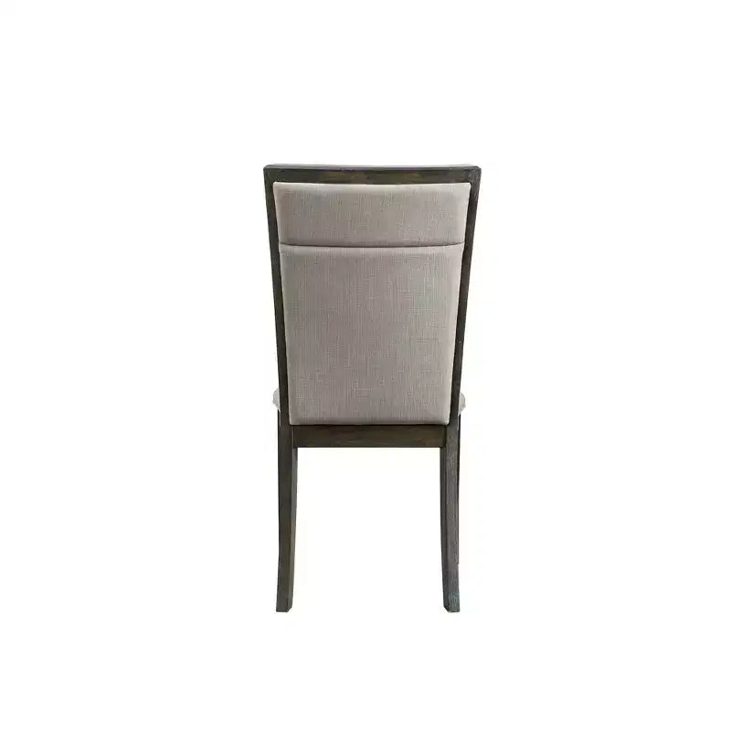 Tavolo da Pranzo Allungabile Jasper 7 pezzi e Sei Sedie Laterali Imbottite Noce Tostato - Picket House Furnishings