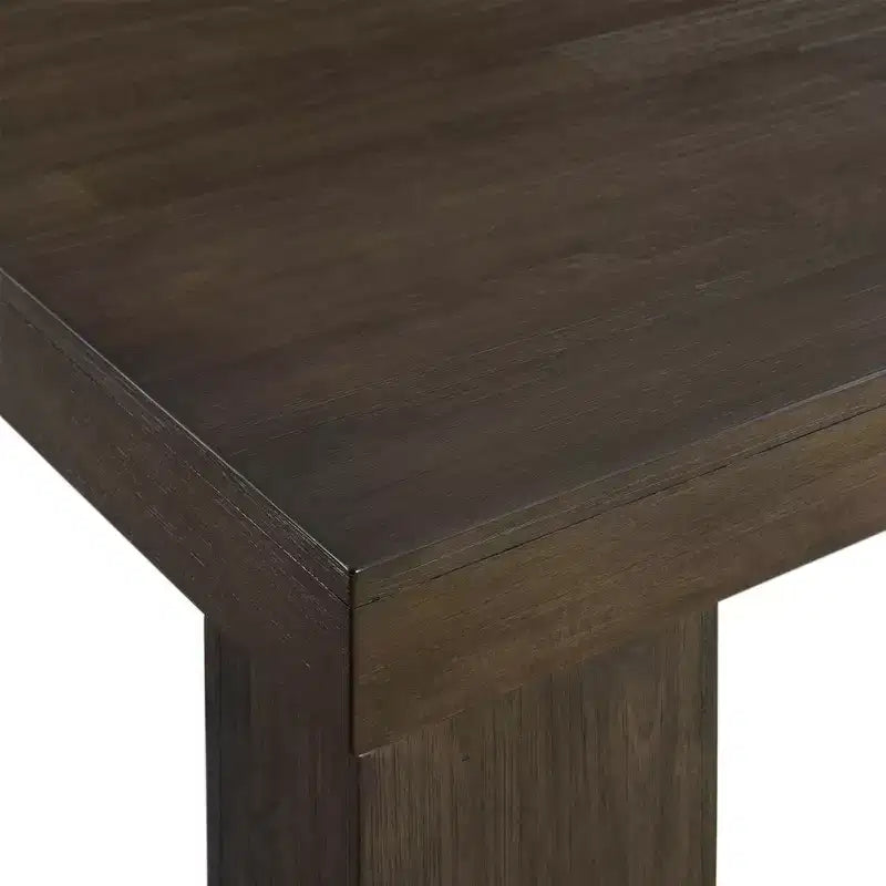 Tavolo da Pranzo Allungabile Jasper 7 pezzi e Sei Sedie Laterali Imbottite Noce Tostato - Picket House Furnishings