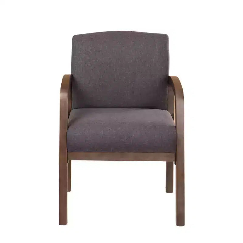 Sedia ospite con braccioli grigia - Boss Office Products