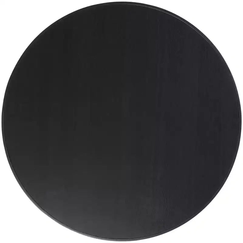 Olivia & May Tavolino da Salotto con Struttura a Griglia Aperta in Metallo, 1 Ripiano, Gambe Dorate, Nero: Stile Tamburo Moderno, Nessun Montaggio Richiesto