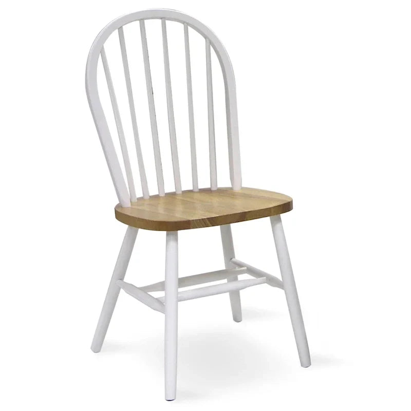 International Concepts Solid Wood Windsor Spindle Back Dining Chair