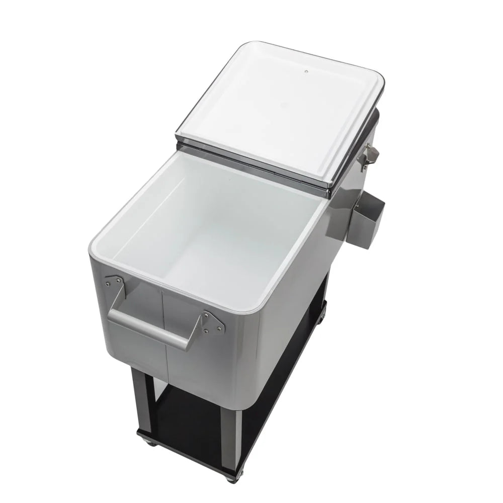 80QT Iron Spray Cooler with Shelf