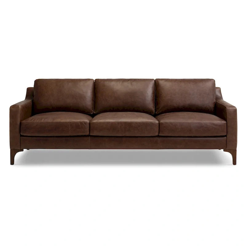 Poly & Bark Sorrento Sofa - Full Grain Genuine Italian Leather