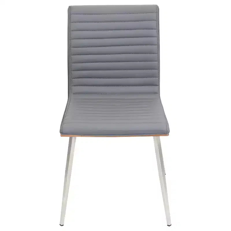 Set di 2 sedie da pranzo moderne Mason girevoli con schienale in legno di noce - Lumisource