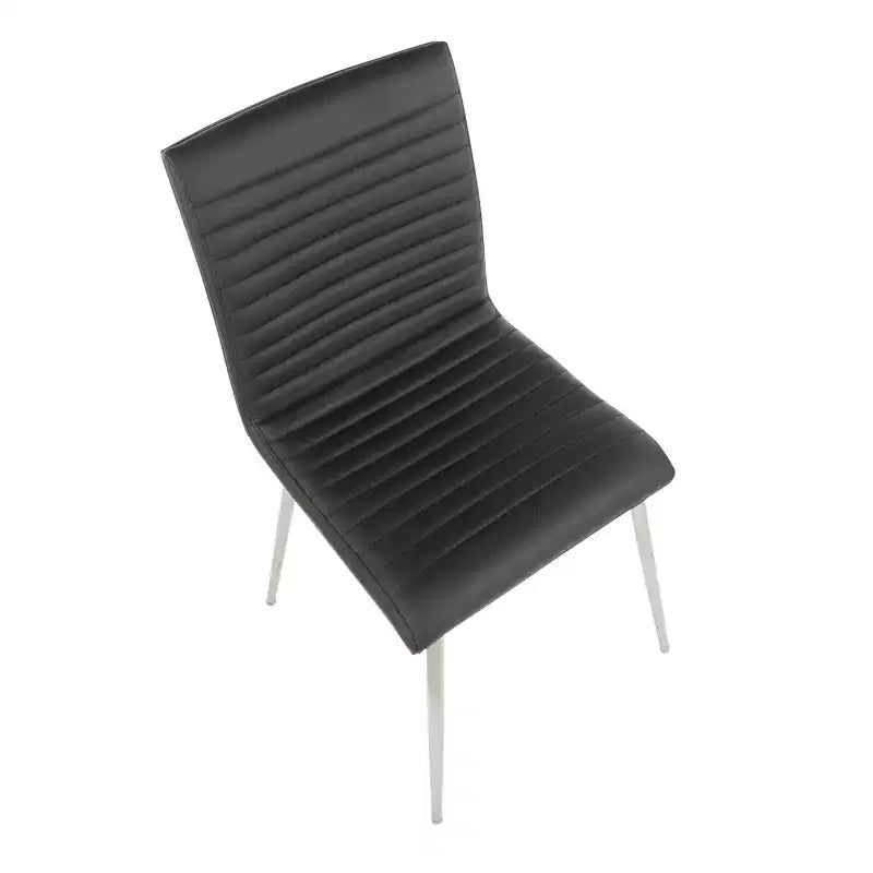 Set di 2 sedie da pranzo moderne Mason girevoli con schienale in legno di noce - Lumisource