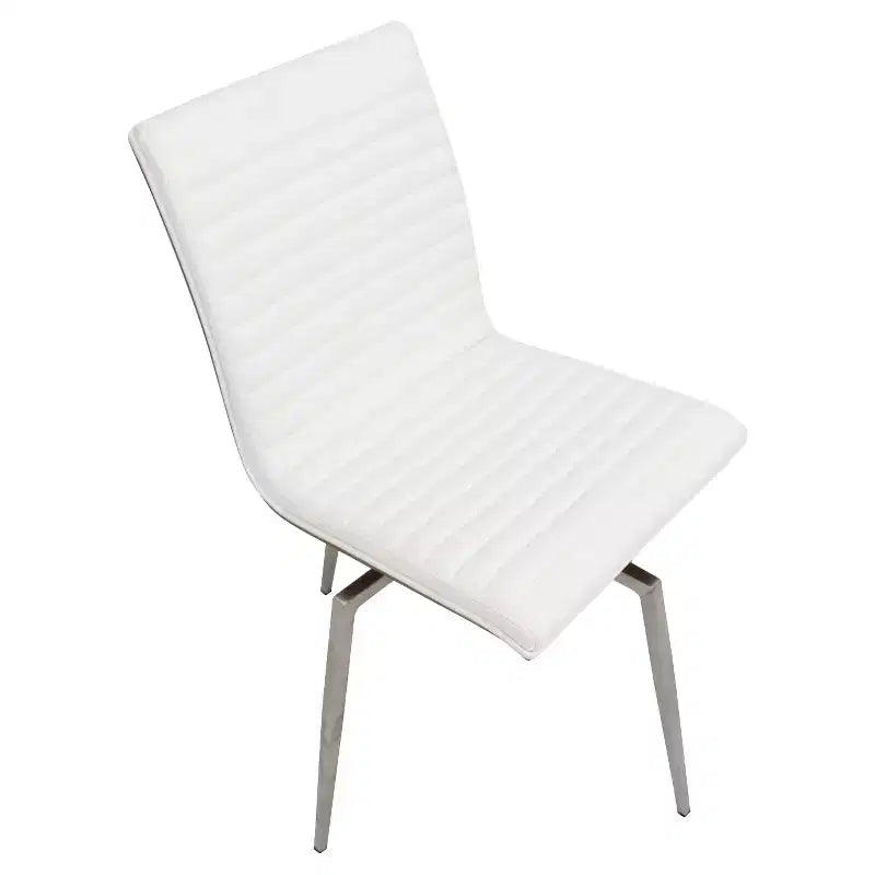 Set di 2 sedie da pranzo moderne Mason girevoli con schienale in legno di noce - Lumisource