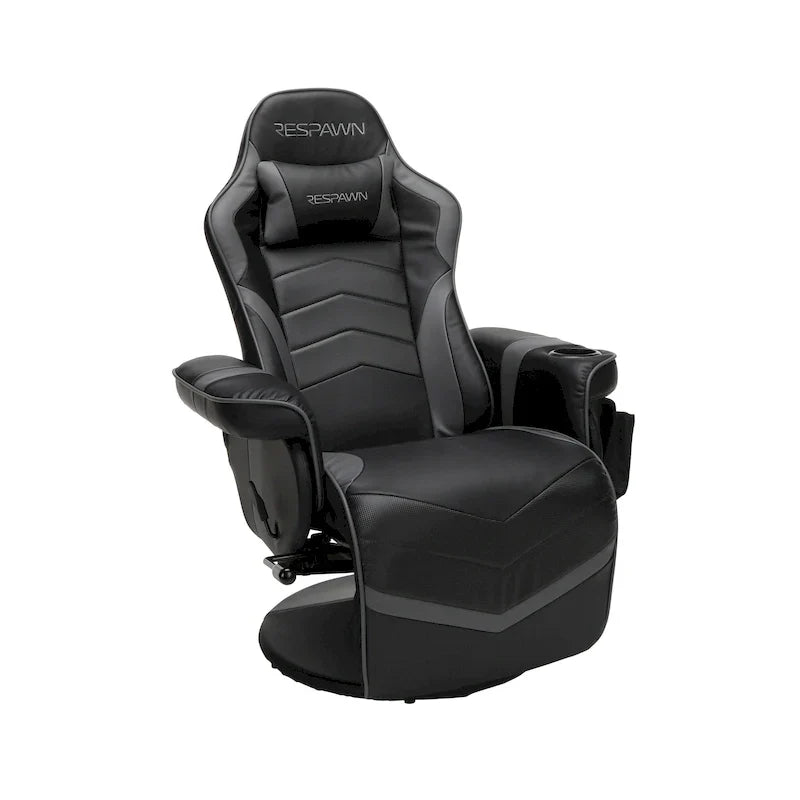 Gaming Recliner - Reclining Gaming Chair with Footrest