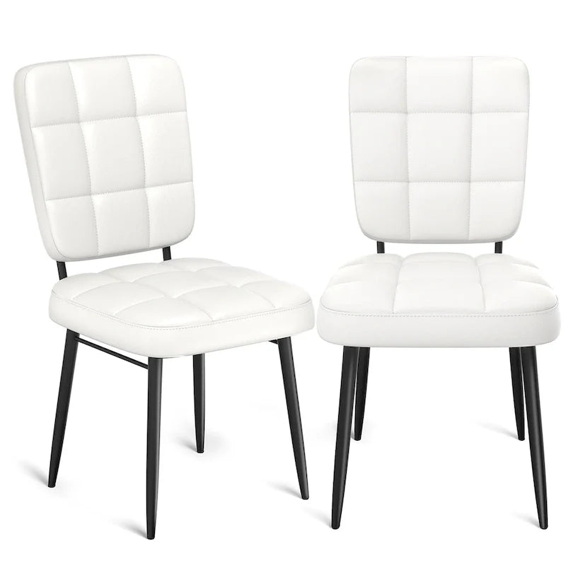 Modern Dining Chairs Set of 2/4/6/8, Upholstered Kitchen Chairs with Thick Cushion for Dining Room