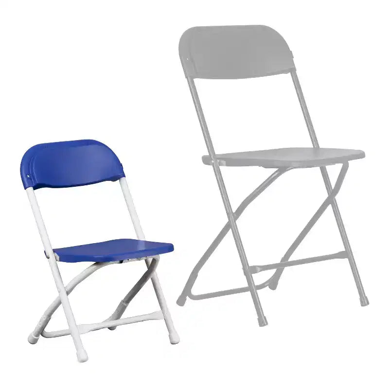 Flash Furniture Sedia Pieghevole per Bambini in Plastica, Confezione da 10