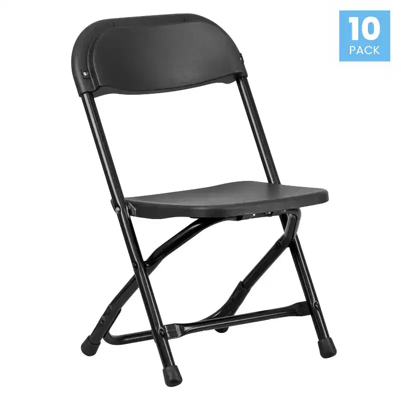 Flash Furniture Sedia Pieghevole per Bambini in Plastica, Confezione da 10