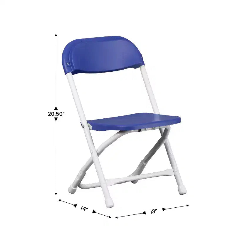 Flash Furniture Sedia Pieghevole per Bambini in Plastica, Confezione da 10