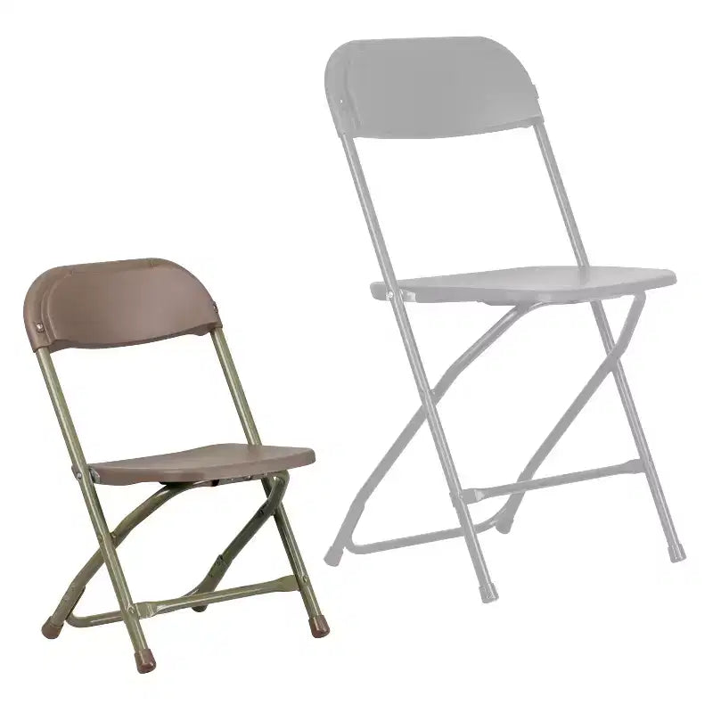 Flash Furniture Sedia Pieghevole per Bambini in Plastica, Confezione da 10