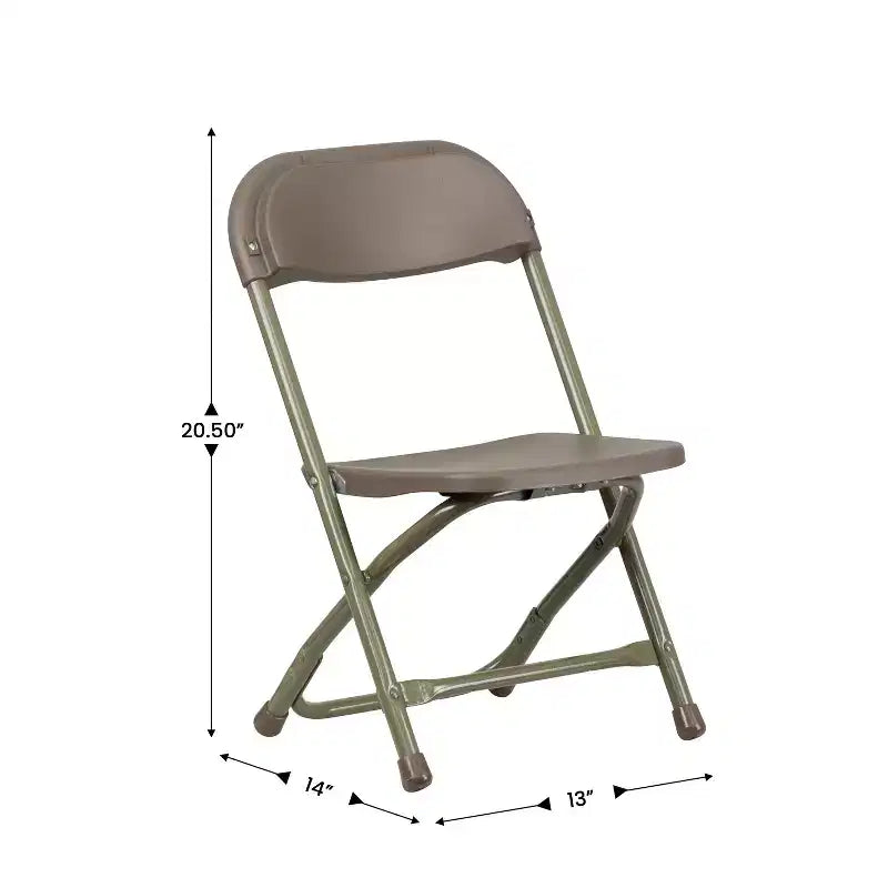 Flash Furniture Sedia Pieghevole per Bambini in Plastica, Confezione da 10