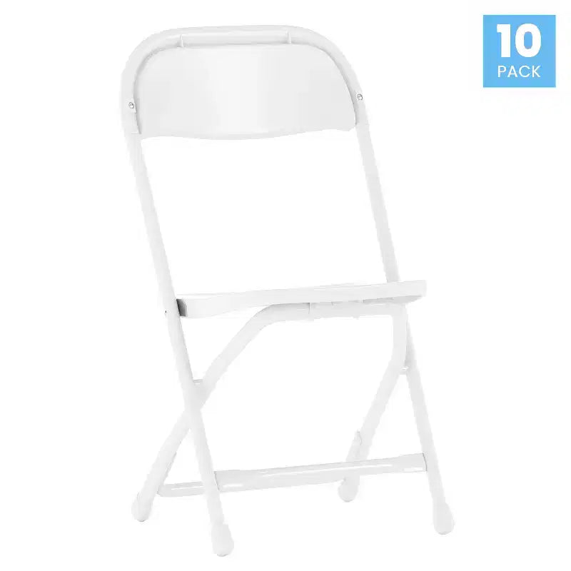 Flash Furniture Sedia Pieghevole per Bambini in Plastica, Confezione da 10