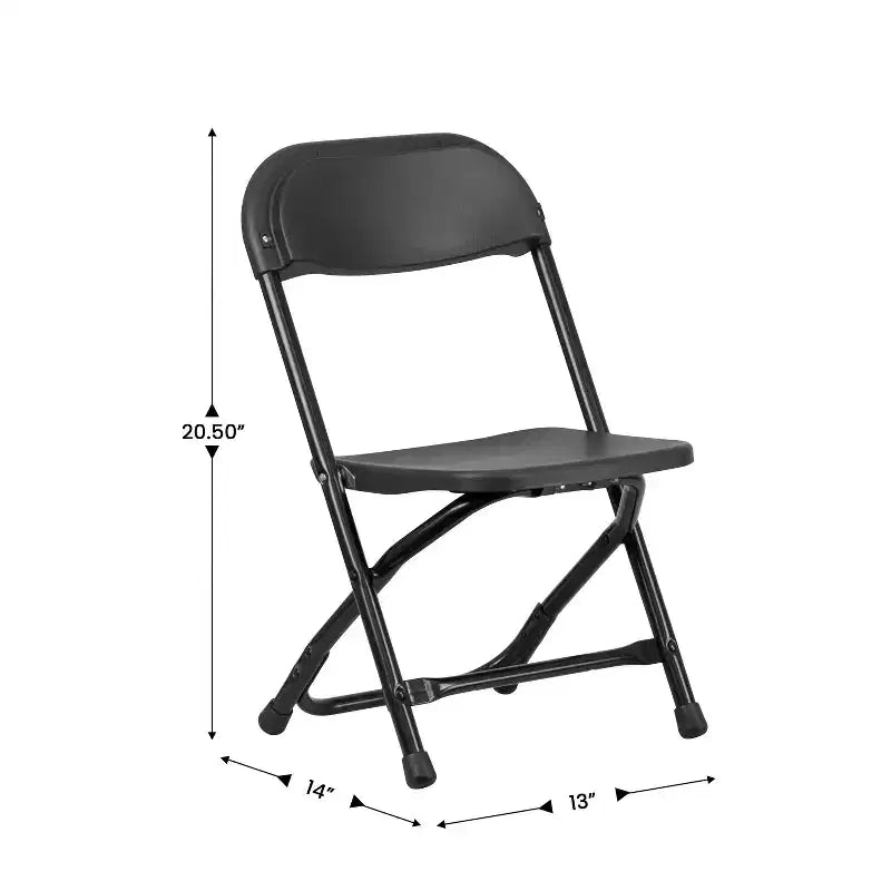 Flash Furniture Sedia Pieghevole per Bambini in Plastica, Confezione da 10