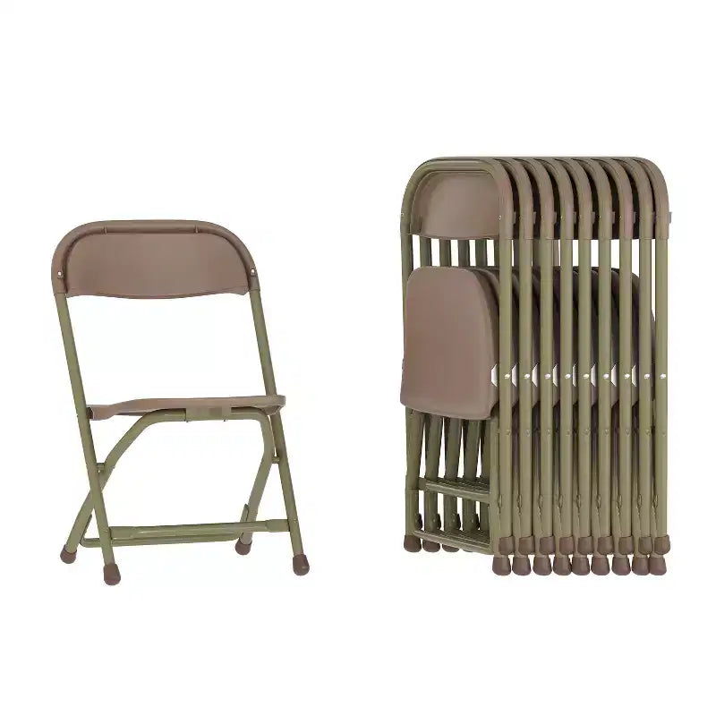 Flash Furniture Sedia Pieghevole per Bambini in Plastica, Confezione da 10