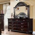 Traditional 2-piece 9-Drawer Dresser and Mirror Set