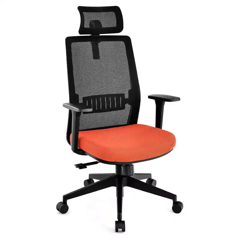 Sedia da ufficio in rete Costway, alta, ergonomica, direzionale, regolabile in altezza, 180 kg