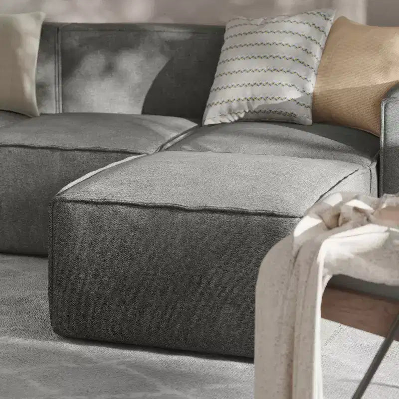 Divano Sezionale Modulare di Lusso Bridgetown Flash Furniture, Sedile Ottomano