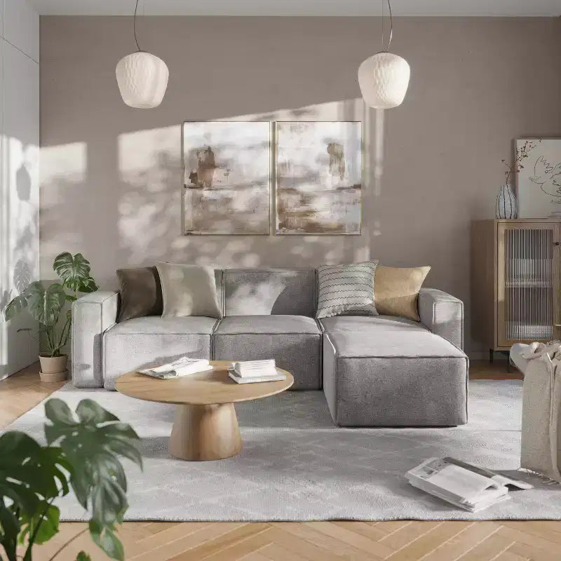 Divano Sezionale Modulare di Lusso Bridgetown Flash Furniture, Sedile Ottomano