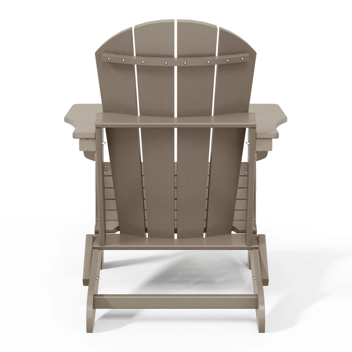 Polytrends Laguna Fade Resistant All Weather Outdoor Patio Folding Adirondack Chair