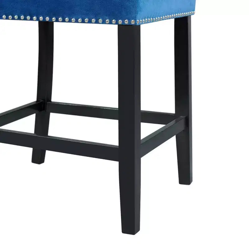 Set di 2 sgabelli da bar Celine in velluto altezza bancone - Picket House Furnishings