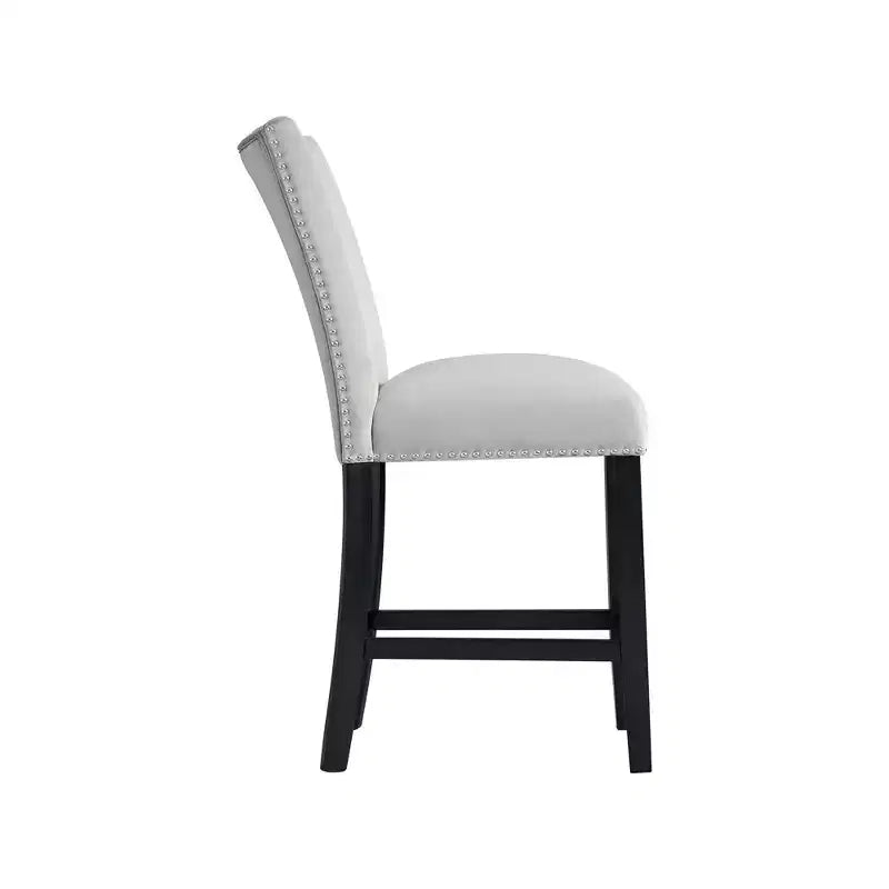 Set di 2 sgabelli da bar Celine in velluto altezza bancone - Picket House Furnishings