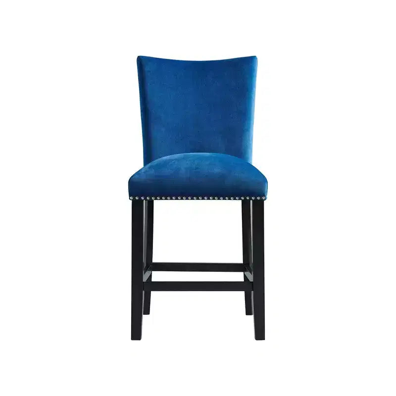 Set di 2 sgabelli da bar Celine in velluto altezza bancone - Picket House Furnishings