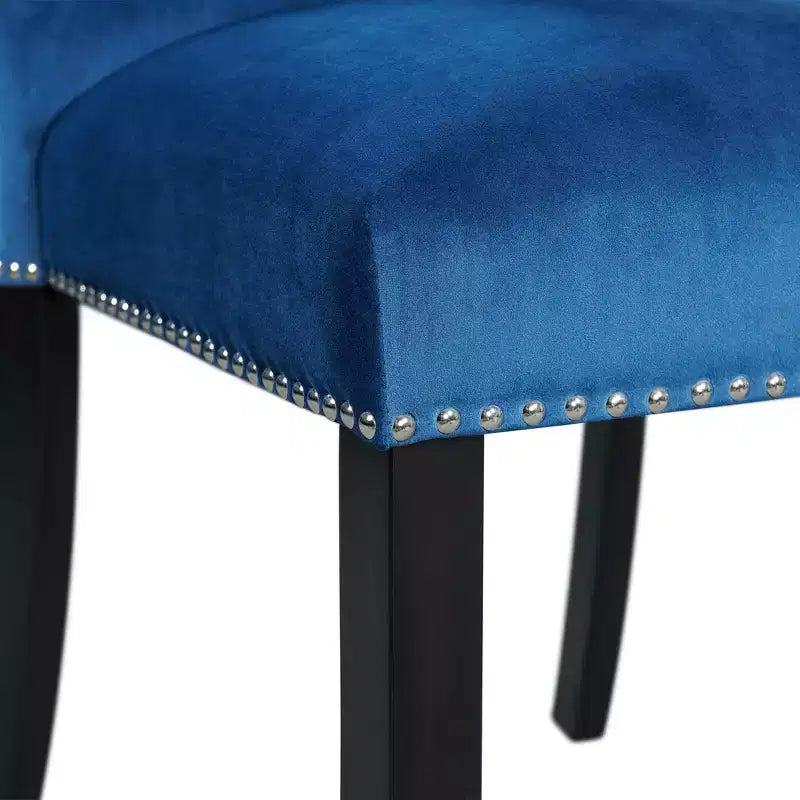 Set di 2 sgabelli da bar Celine in velluto altezza bancone - Picket House Furnishings