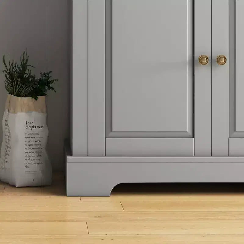 HOMCOM Credenza Buffet, Mobile da Cucina Moderno con 2 Cassetti e Ripiani Regolabili, Mobile Bar da Caffè per Soggiorno