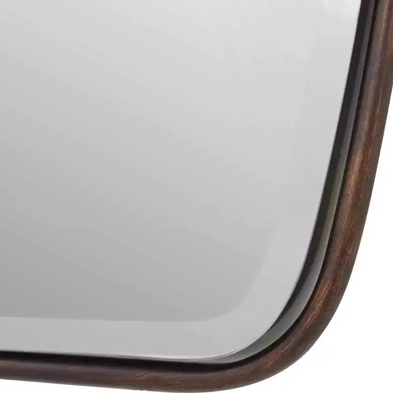 Specchio da parete rettangolare Uttermost Vanity Accent moderno smussato con cornice color bronzo scuro, 21 1/4 di larghezza per bagno, camera da letto, soggiorno