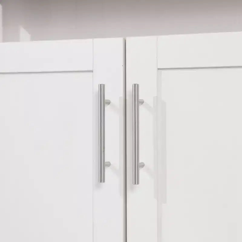 Buffet e Credenza Emma e Oliver da 100 cm con Ripiano Aperto e Mobile Contenitore a Doppia Anta