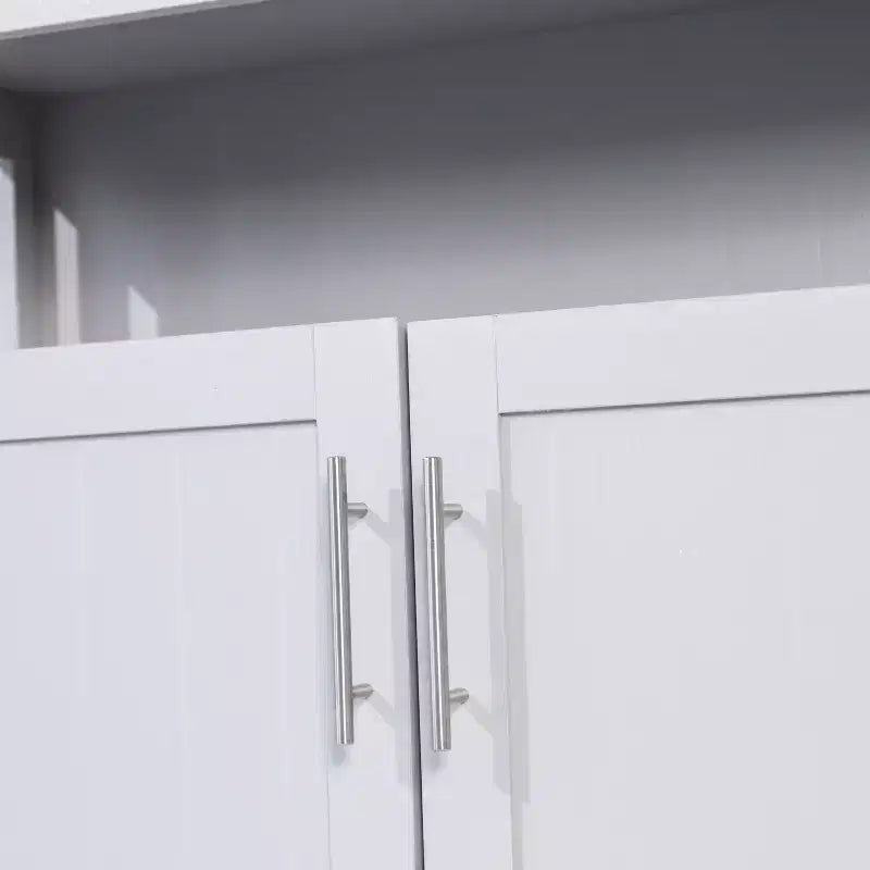 Buffet e Credenza Emma e Oliver da 100 cm con Ripiano Aperto e Mobile Contenitore a Doppia Anta