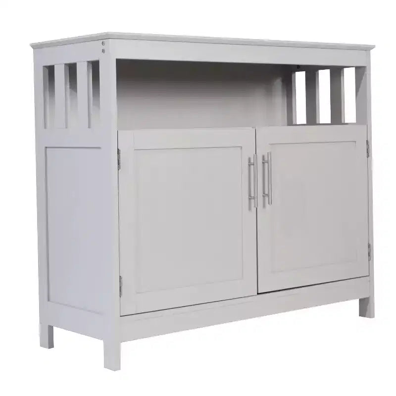 Buffet e Credenza Emma e Oliver da 100 cm con Ripiano Aperto e Mobile Contenitore a Doppia Anta