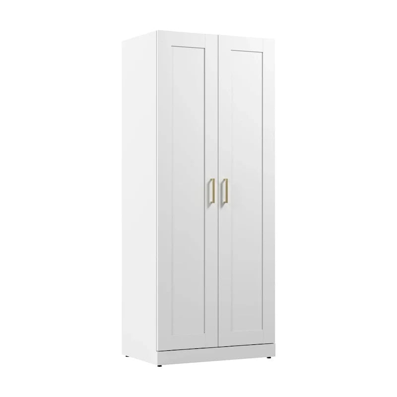 30W Tall Storage Cabinet with Doors