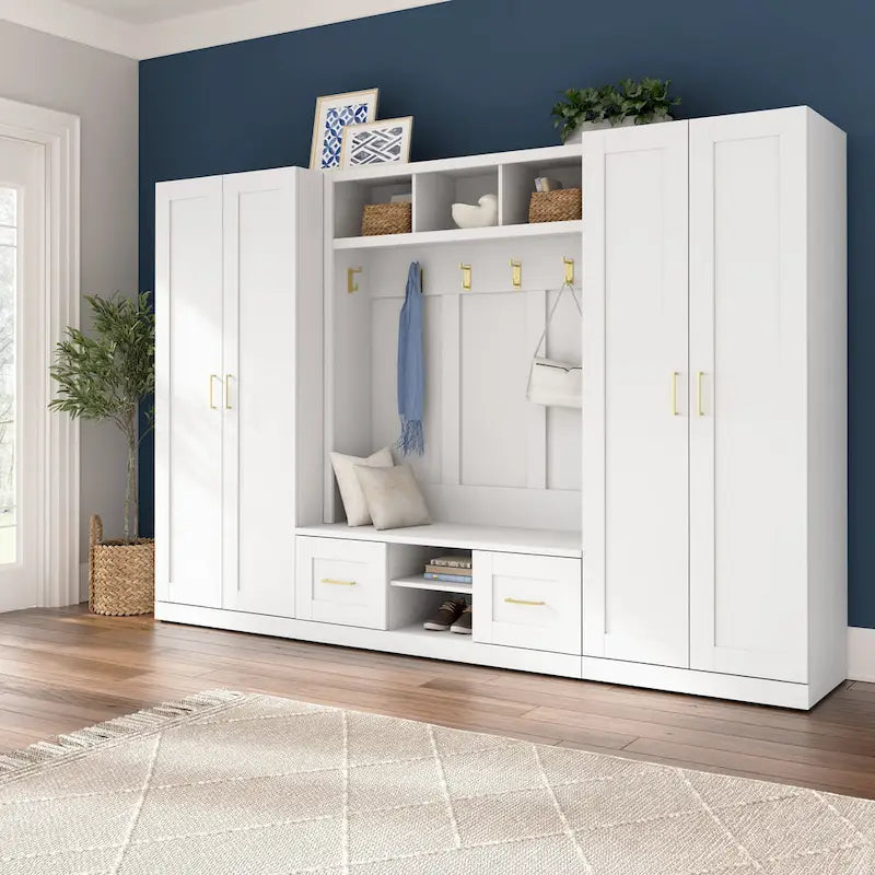 30W Tall Storage Cabinet with Doors