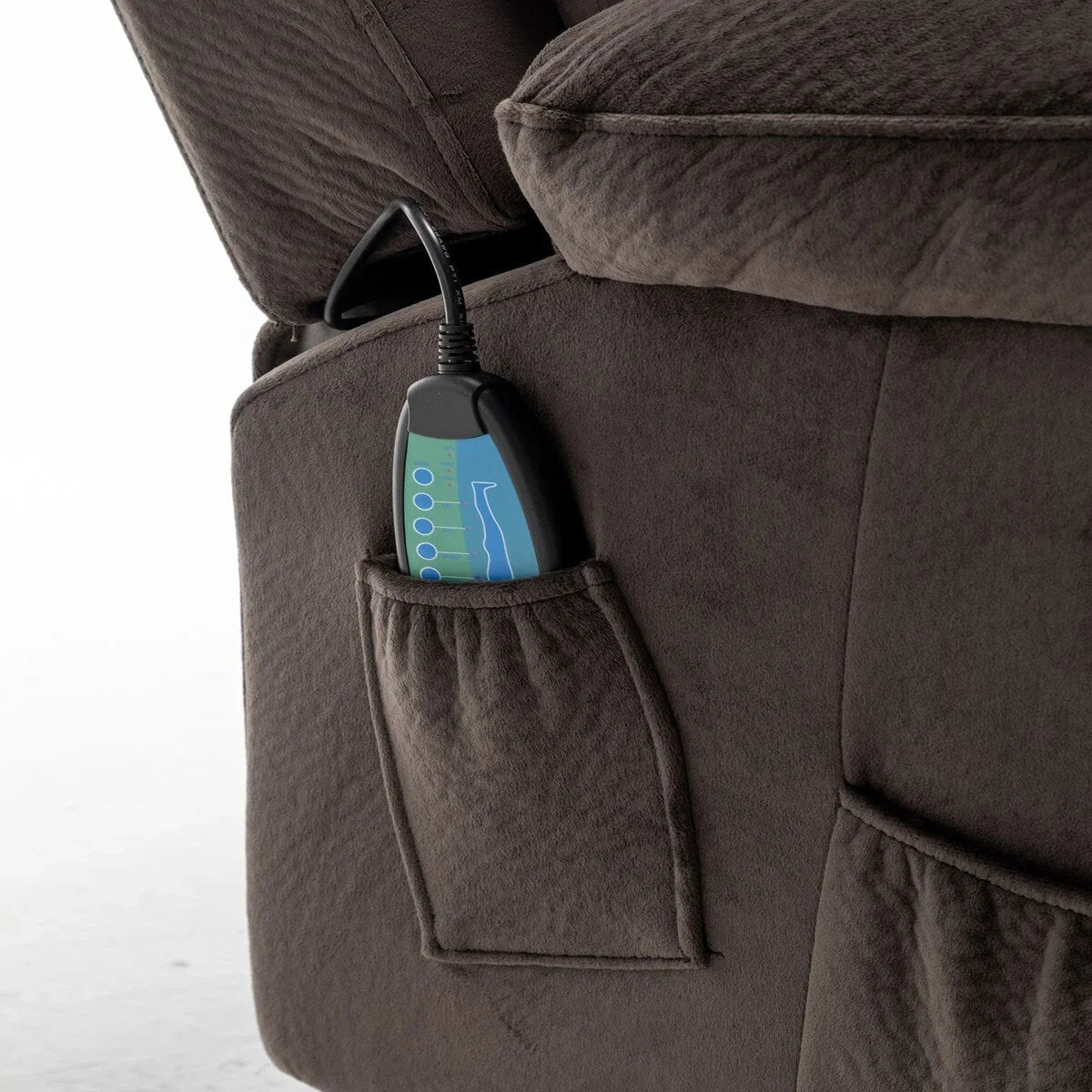 Fauteuil inclinable électrique releveur de massage chauffant
