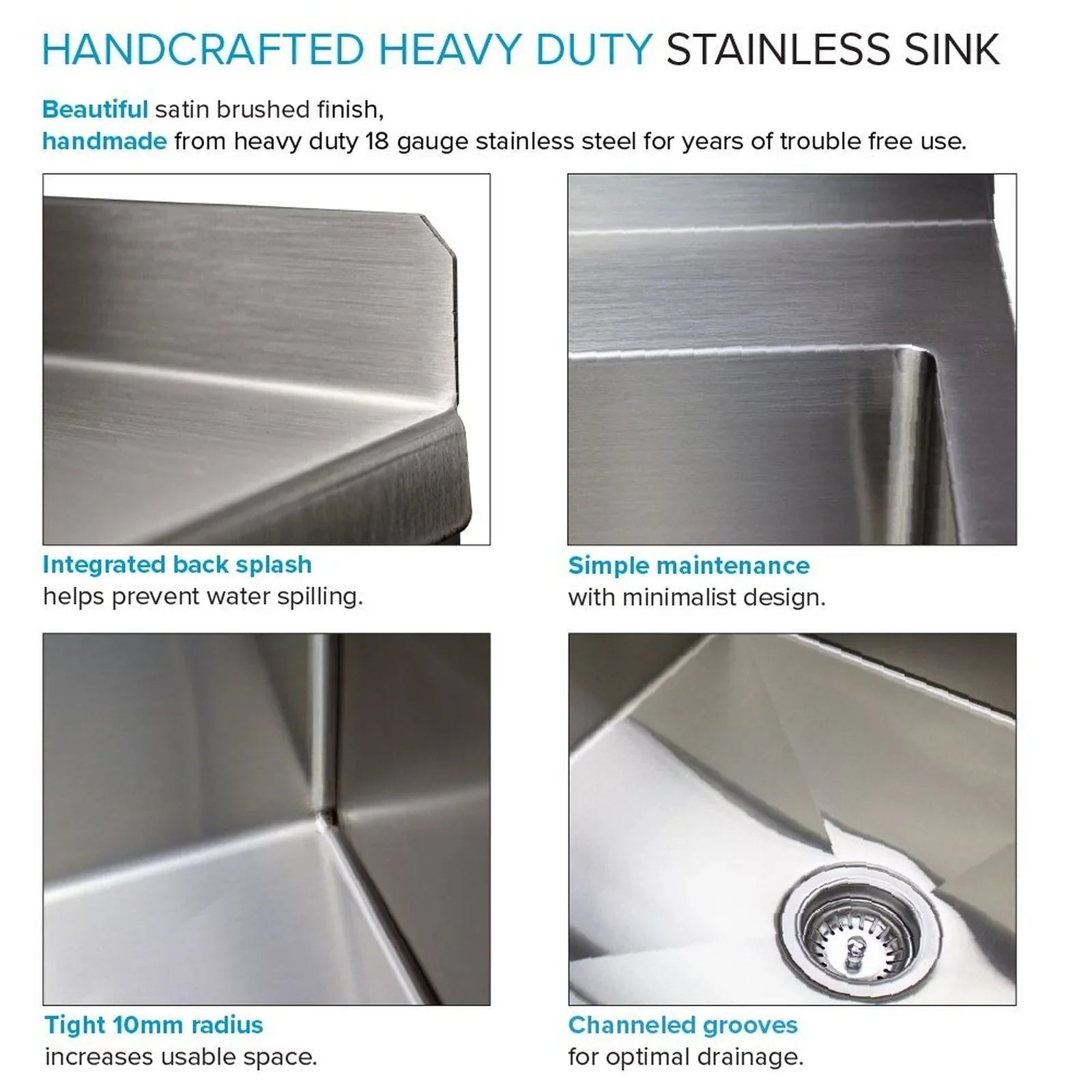 24-in W x 22-in D x 35-in H Stainless Steel Laundry Sink and Wash Stand