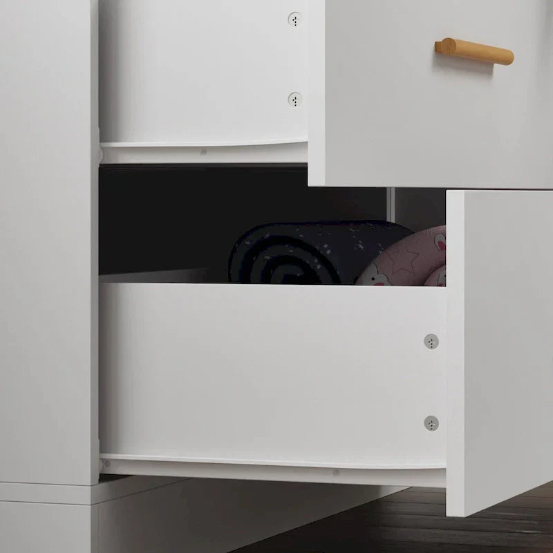 63 Wide Large Freestanding Armoire Wardrobe Cabinet with Drawers